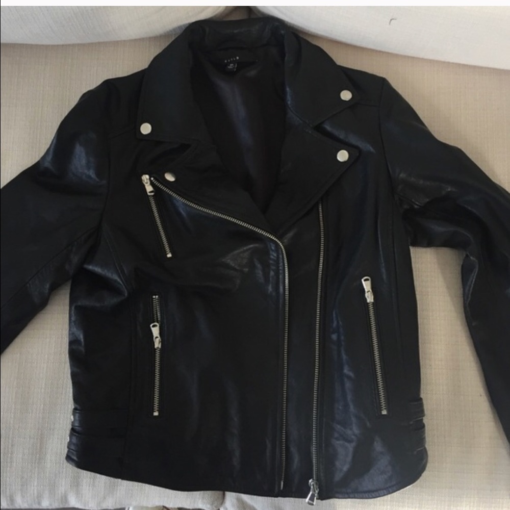 DSTLD leather jacket