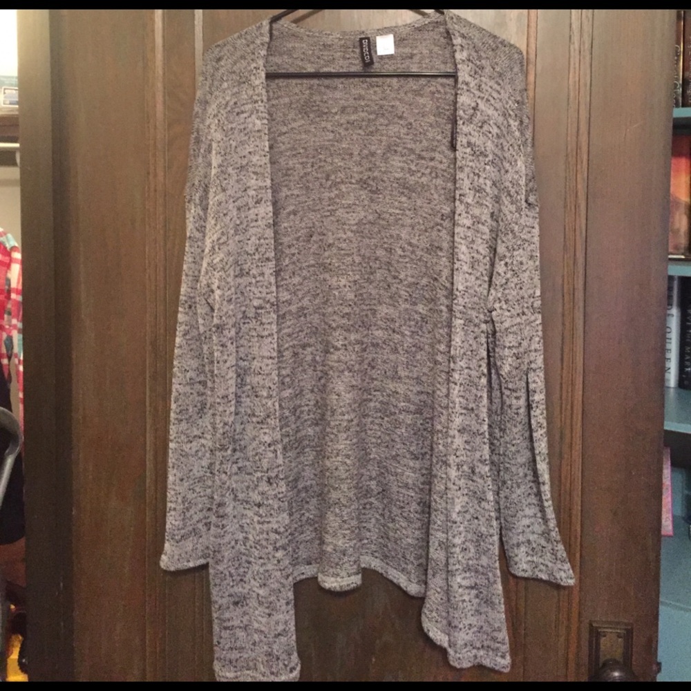 Lightweight gray cardigan