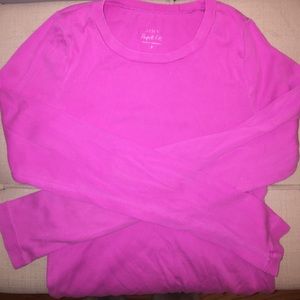 Jcrew bright pink perfect fit tee