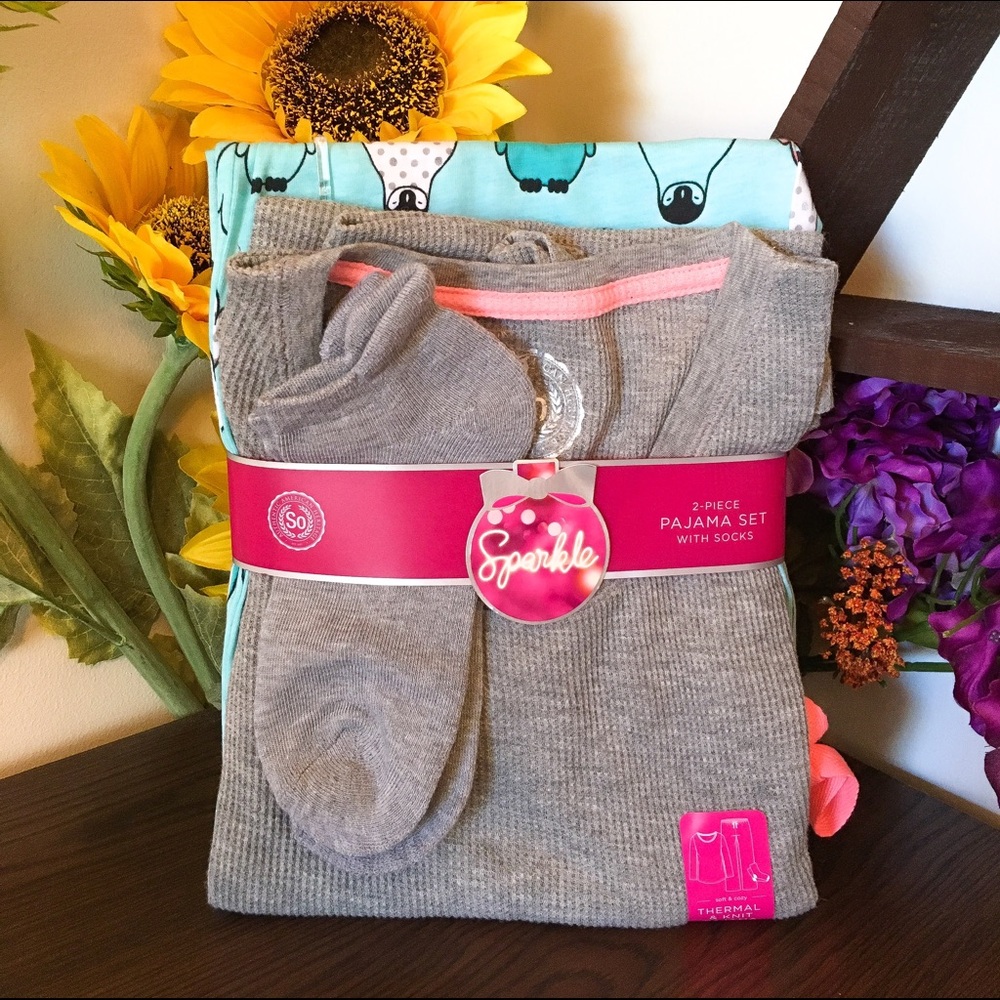 Penguin Pajama Set With Socks