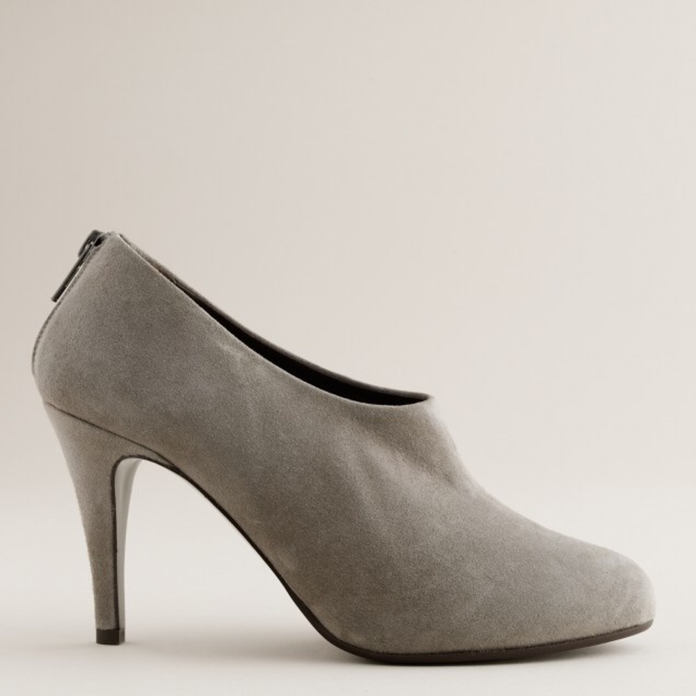 Jcrew Bronson Suede Booties - Anchor Grey size 6