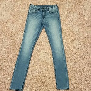 Denim stretchy jeans