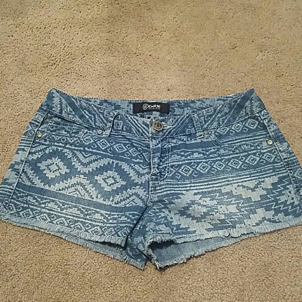 Tribal print shorts