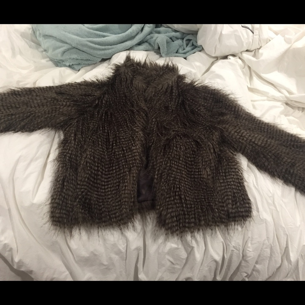 Small faux fur jacket