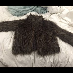 Small faux fur jacket