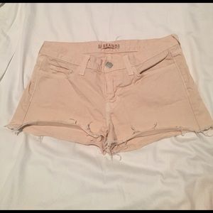 Jbrand jeans cutoff shorts size 27 sherbert