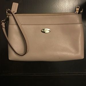 Coach Tan Wristlet (Authentic)