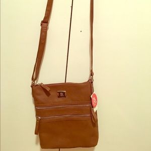 NWT Style & Co Veronica cross body tan bag
