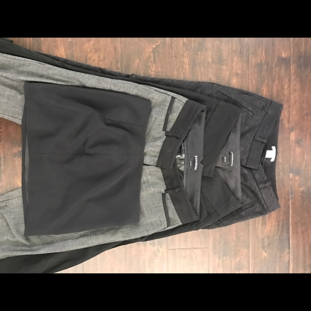 SOLD Work pants and skirt