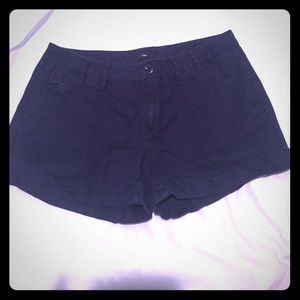 Gap navy blue linen/ cotton shorts size 4