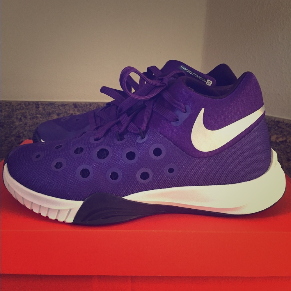 Purple NIKE Zoom ZM Hyperquickness NEW in BOX