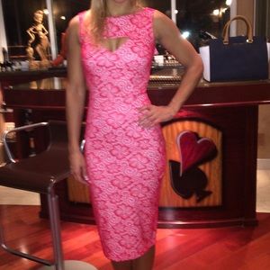 Red and white old times dress