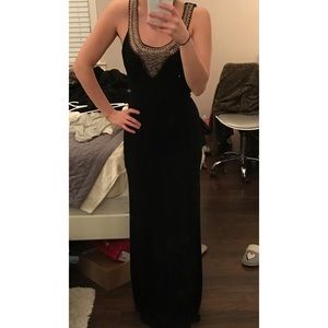 BEBE black Maxi dress
