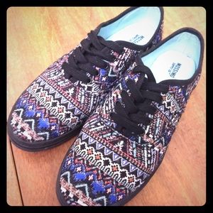 Tribal Patterned Sneakers