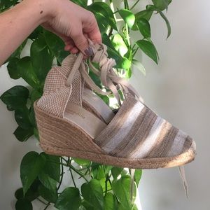 Andre Assous stripe platform Eapadrille Spain