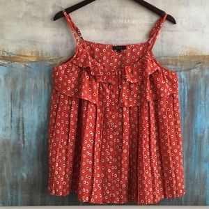 Anthropologie Mine Sheer Tank Size Large