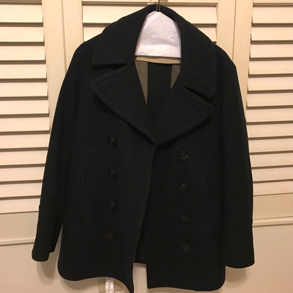 The Wool Cashmere Pea Coat from Burberry