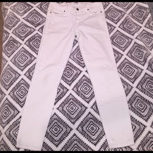 Paige white skinny jeans