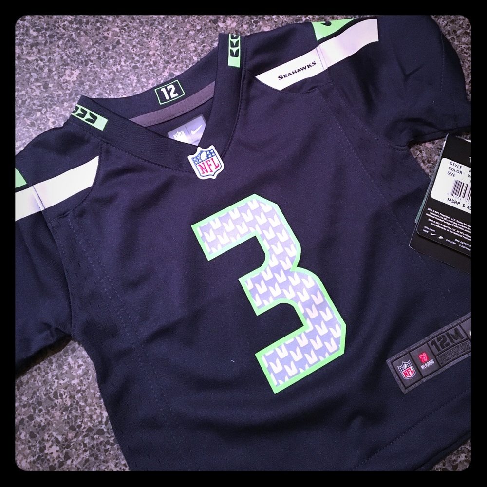 NWT Nike NFL Seattle Seahawks Wilson Game Shirt🏈