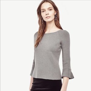 Ann Taylor Ruffle Cuff Sweater