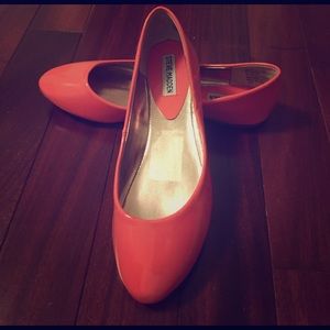 Pink flat shoes