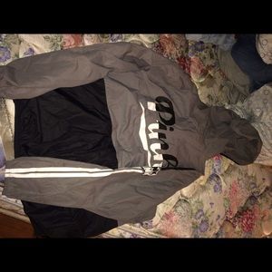 Black & grey pink jacket