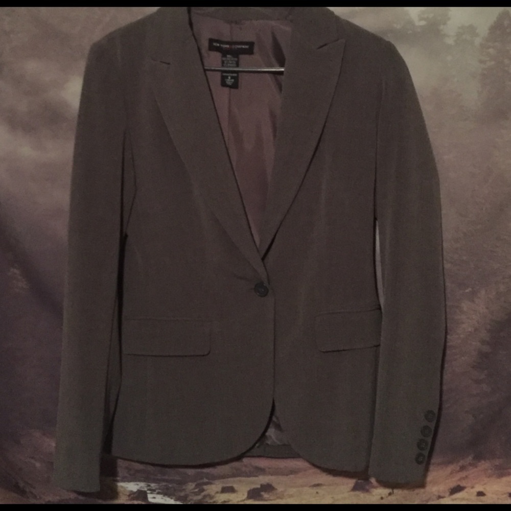 New York & Company stretch button up blazer