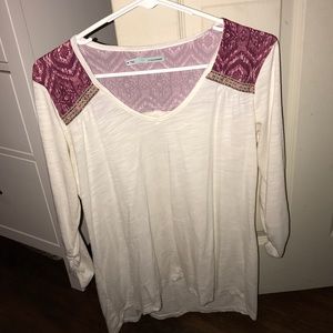 What with Aztec shirt