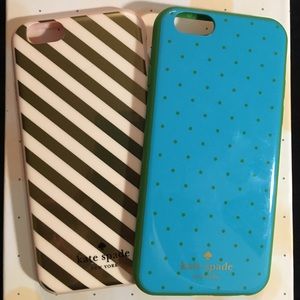 Two 💕 Kate Spade💕 iPhone 6s cases.
