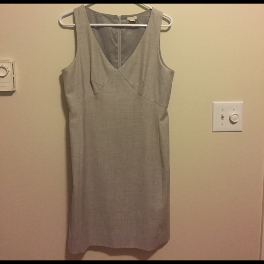 Gray J Crew dress size 8