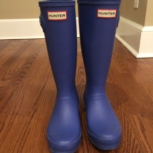 Kids Purple Hunter Rain Boots