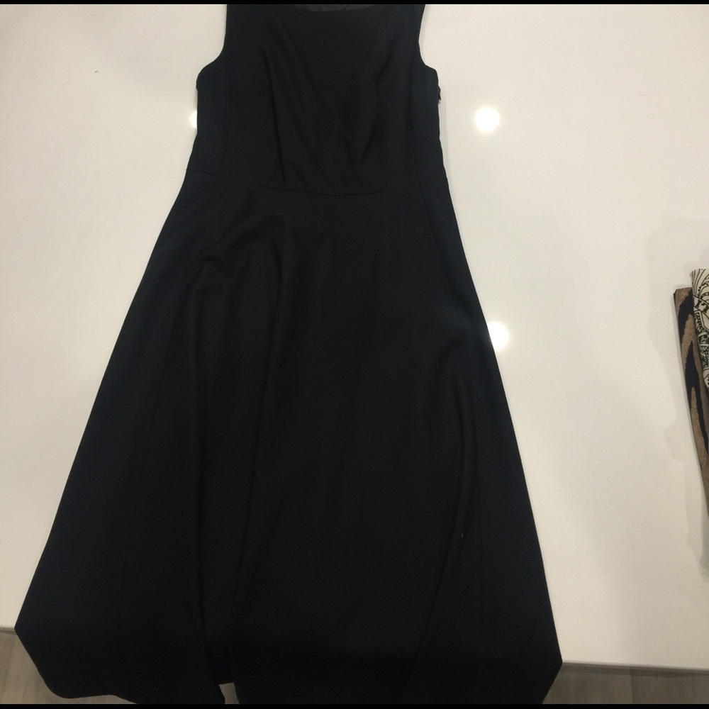 A line black dress