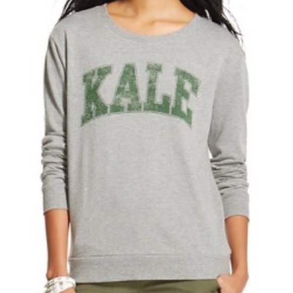 Stranded  Tops - OH,KALE, YES ! KALE SWEATSHIRT by Stranded XS