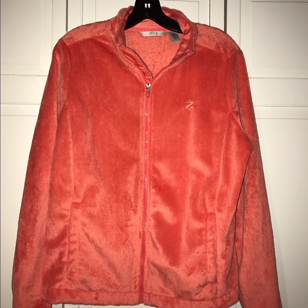 IZOD size L women's jacket. Hot pink