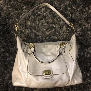 Coach Purse,  pearl/gold, number G1320 F25508