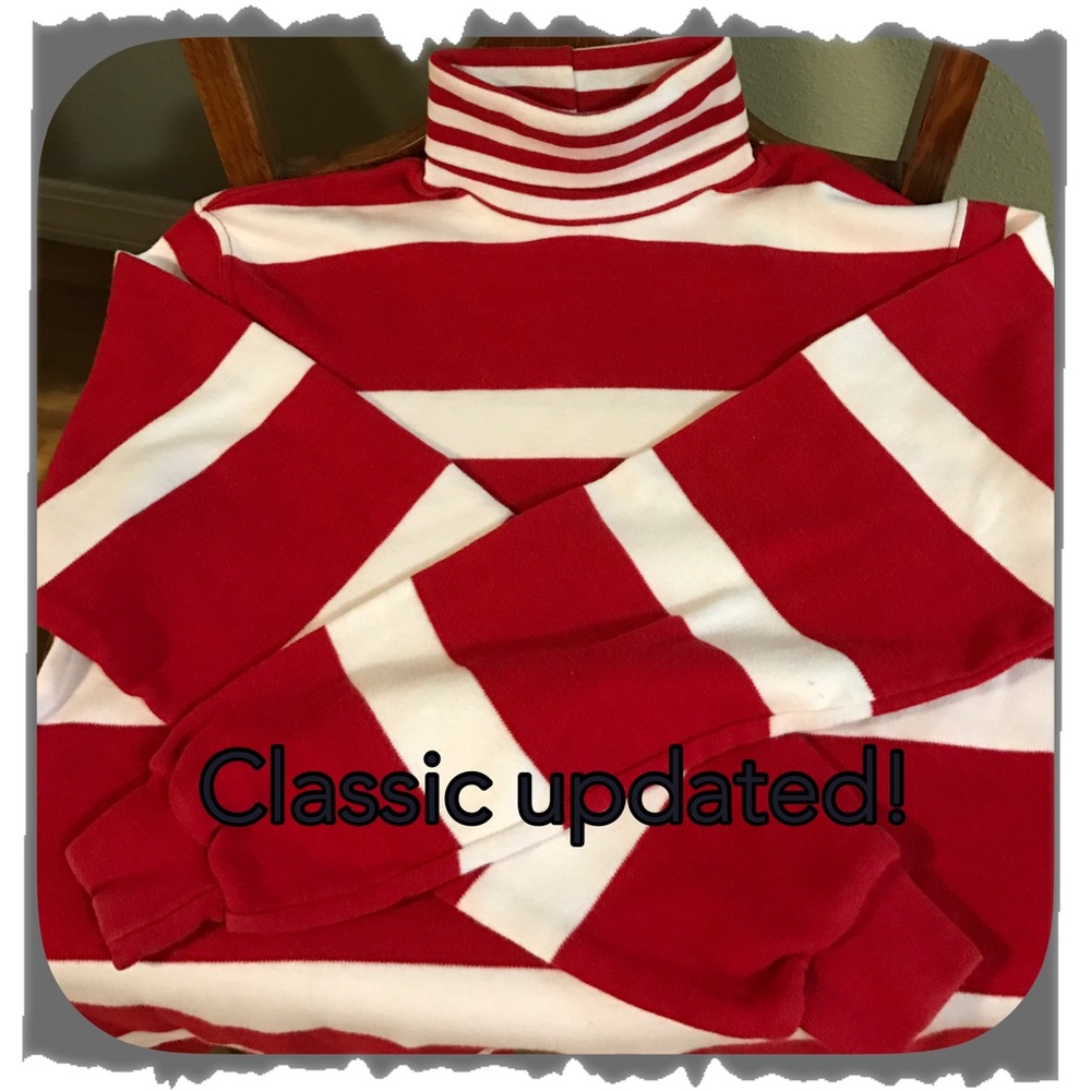 Lands End Cotten Turtleneck size M