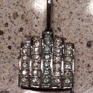 Christian Dior rhinestone pendant