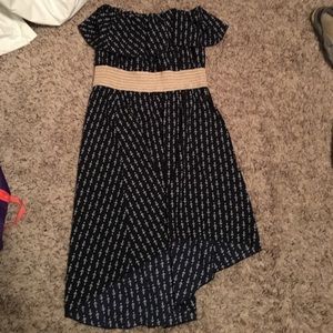Beach anchor dress/ coverup