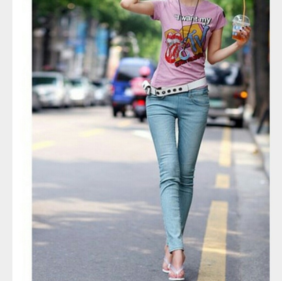 korean style jeans