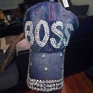 Denim boss hat