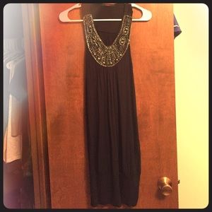 Beaded black dress!