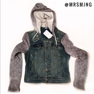 Free people denim jacket.