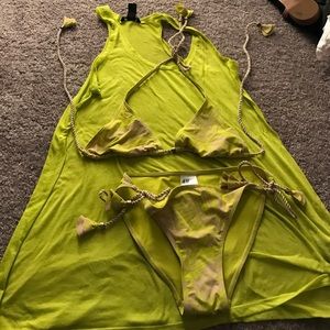 H&M swimsuit with matching top.