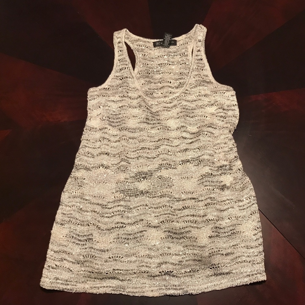 Knitted loose too with some sparkle.