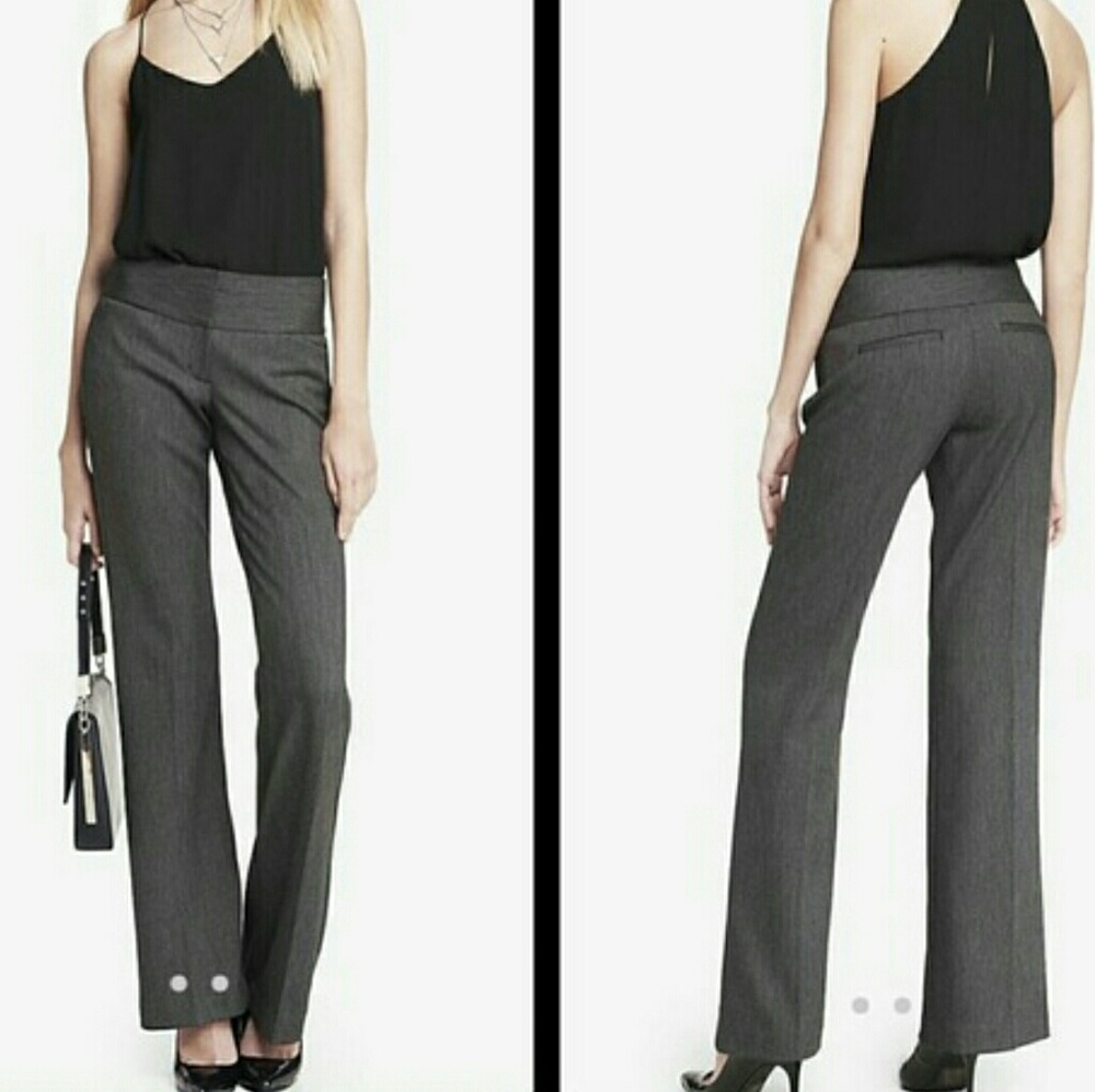 Grey editor pants by Express