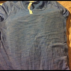 Lululemon blue mesh short sleeve shirt! Brand new!