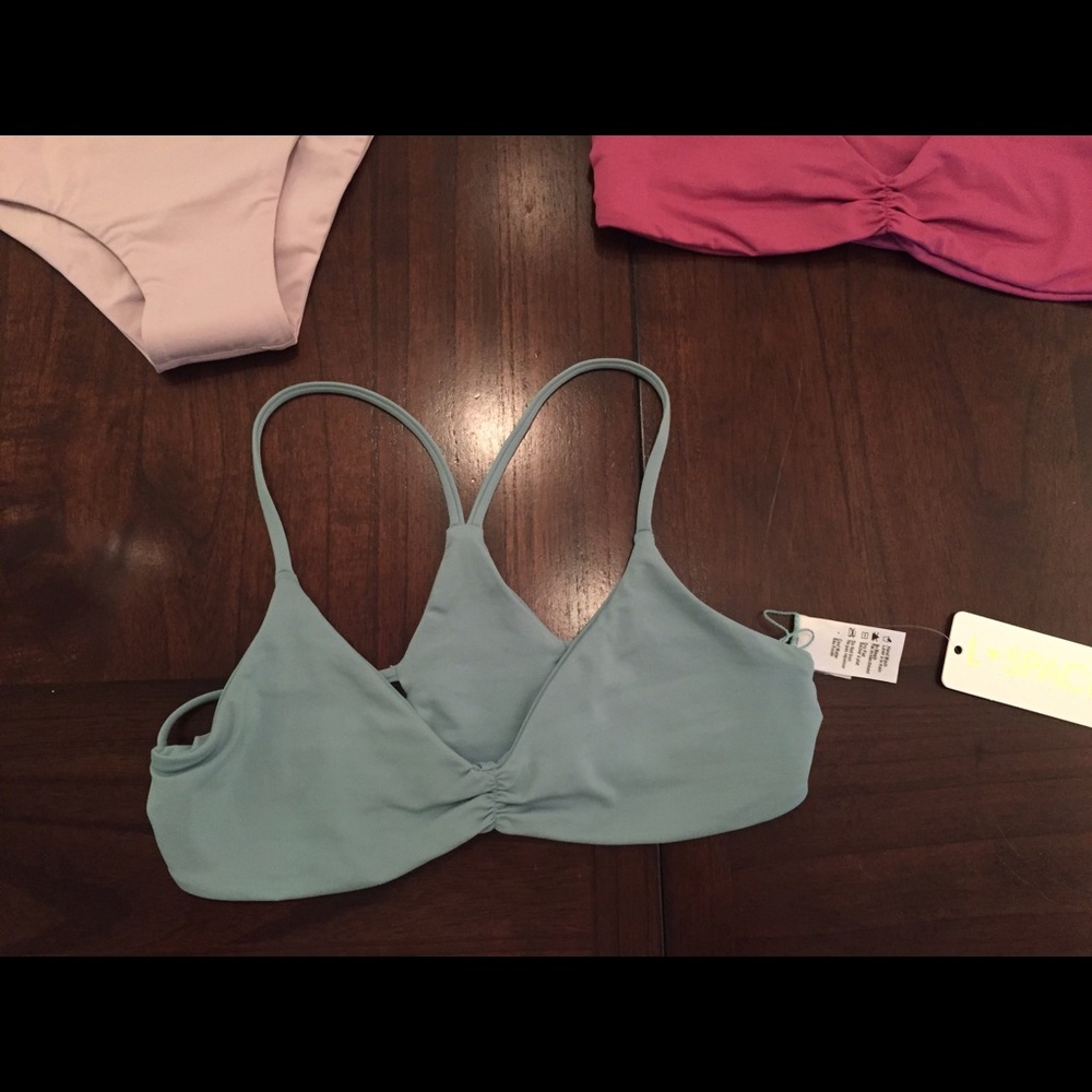 L*Space Wild One Top- Blue Rain XS