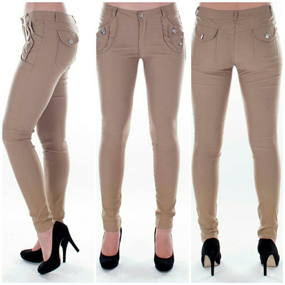 Women Stretch Pants, PT-2330 - Picture 3 of 8