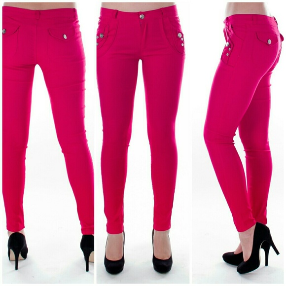 Women Stretch Pants, PT-2330 - Picture 6 of 8