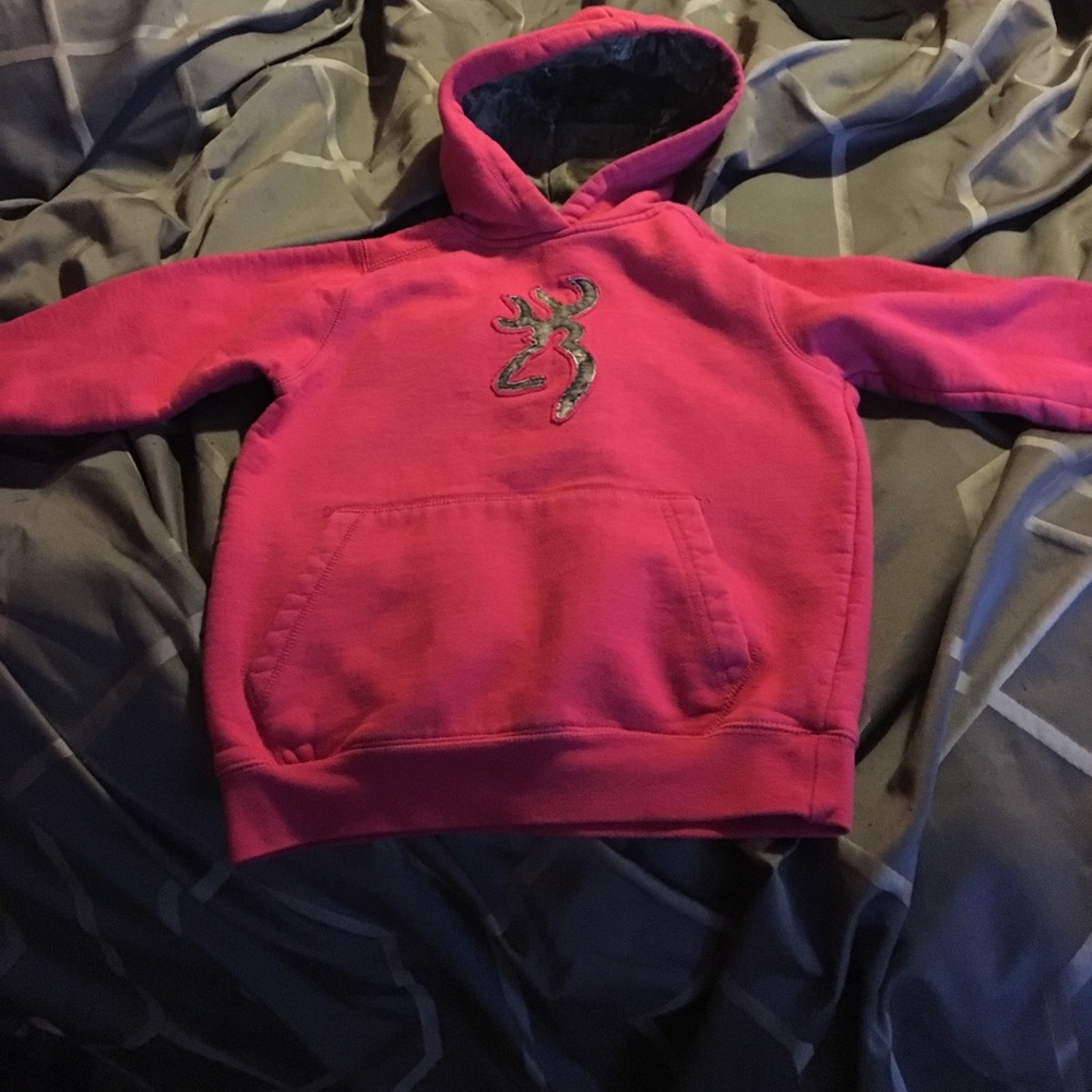 Browning small youth girls hoodie